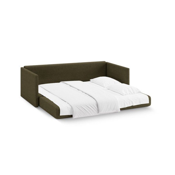 Зелен шенилов сгъваем диван 209 cm Shannon – Cosmopolitan Design-image-3