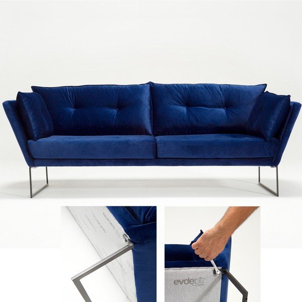 Син диван Spoko Relax - Balcab Home-image-4