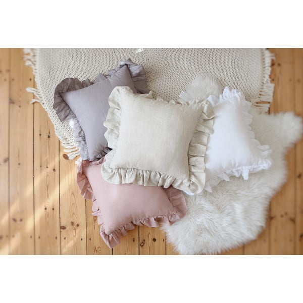Бебешка калъфка за възглавница White Frill - Moi Mili-image-3