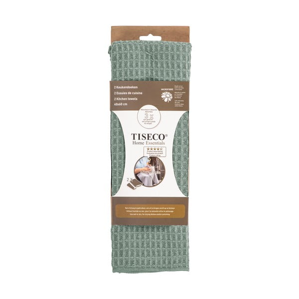 Кърпи за съдове в комплект 2 бр. от микрофибър 40x60 cm Waffle – Tiseco Home Studio-image-2