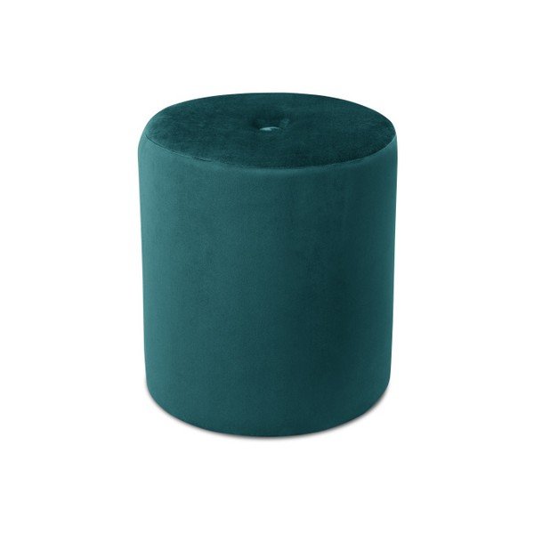 Петролено синя табуретка  , ⌀ 40 cm Fiore - Mazzini Sofas-image-2
