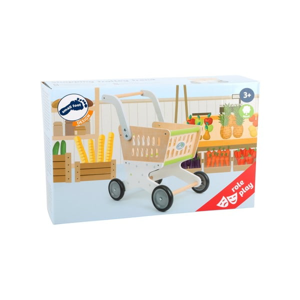 Детска дървена количка за пазаруване - Legler-image-1