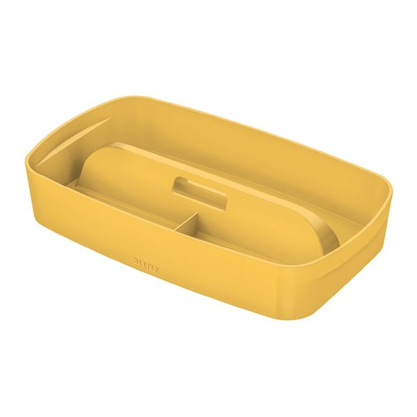 Жълт пластмасов органайзер за канцеларски материали/чекмеджета MyBox - Leitz