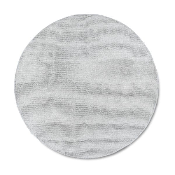 Светлосив ръчно изработен вълнен кръгъл килим ø 200 cm Francois – Villeroy&Boch