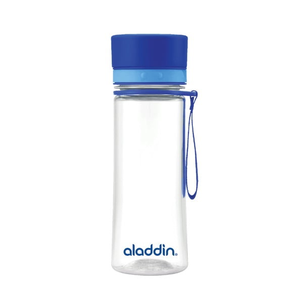 Láhev na vodu s modrým víčkem Aladdin Aveo, 350 ml