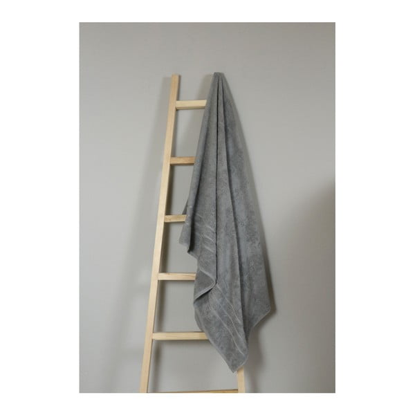 Тъмно сива памучна кърпа за баня, 100 x 150 cm - My Home Plus