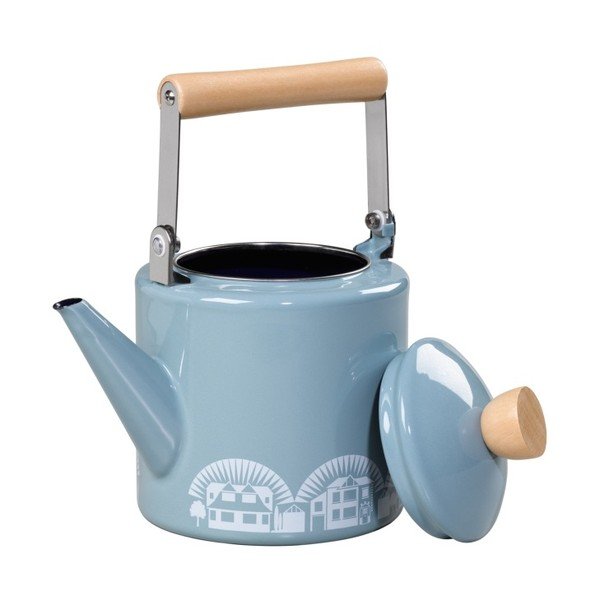 Modrá smaltovaná konvička Mini Moderns-image-1