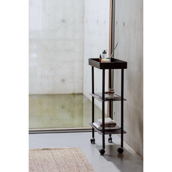 Бежов метален подвижен стелаж 60x97x30 cm Nolle – noo.ma-image-4