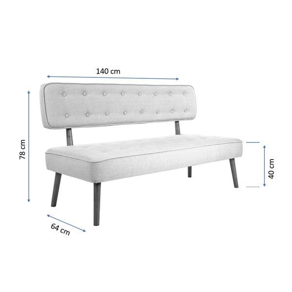 Сива пейка Westwood - Balcab Home-image-4