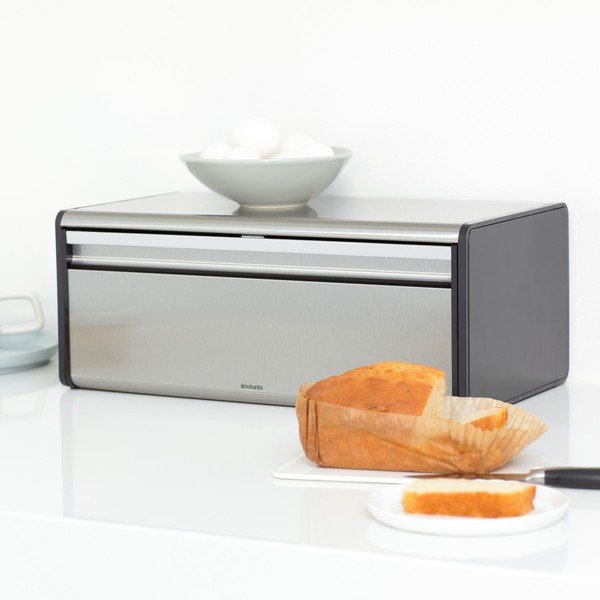Chlebník z matné oceli Brabantia Fall Front-image-3