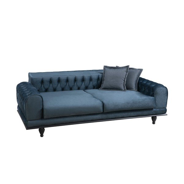 Син разтегателен диван 220 cm Arredo - Balcab Home-image-2