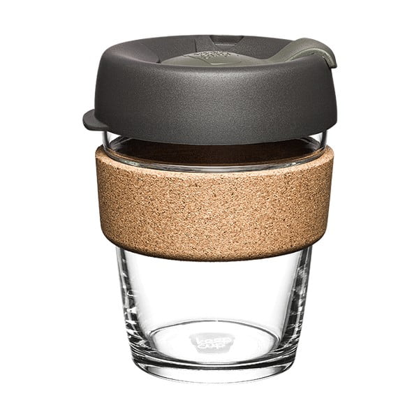 Черно-кафява чаша за път 340 ml Brew Cork Nitro M – KeepCup