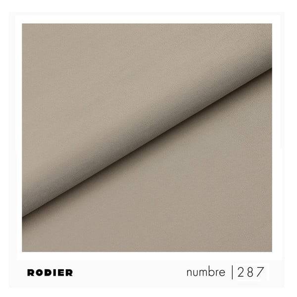 Светлокафява кадифена табуретка Tuil – Rodier-image-3