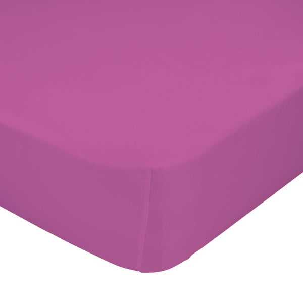 Тъмно розов чаршаф от чист памук, 70 x 140 cm Basic - Mr. Fox