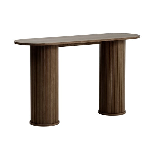 Кафява конзолна маса 40x130 cm Nola – Unique Furniture-image-3