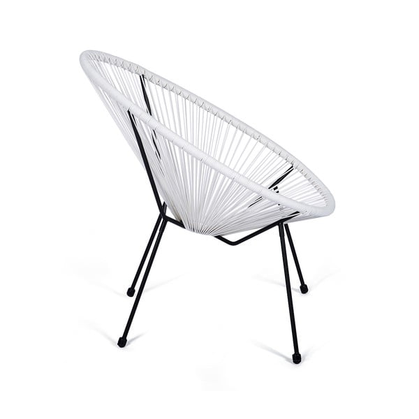 Бял градински стол метален/пластмасов Avocado Comfort – Bonami Selection-image-2