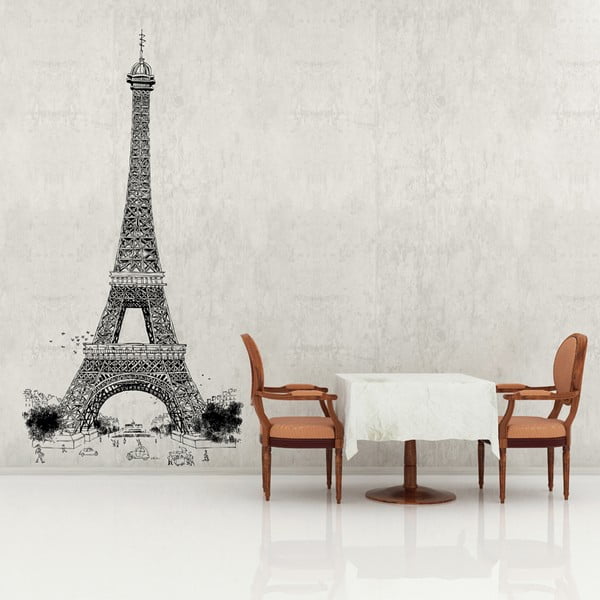 Samolepka Eiffel Tower, 76x150 cm-image-1