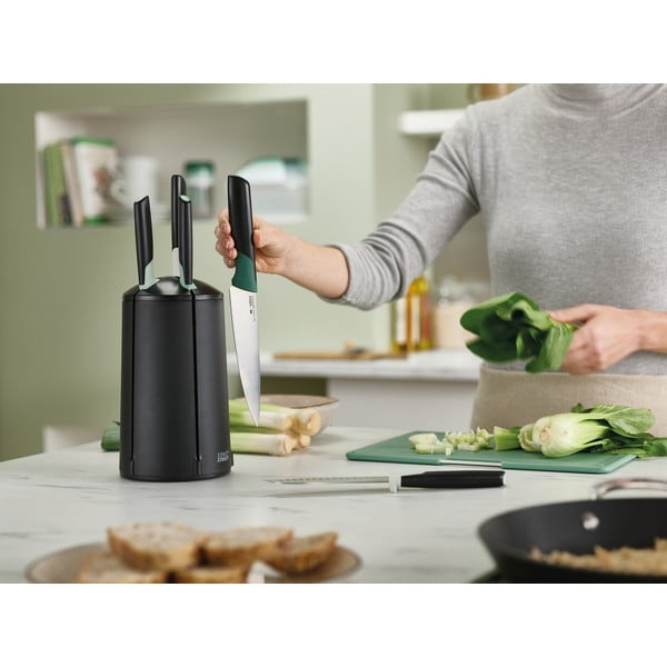 Комплект от 5 ножа от неръждаема стомана с въртяща се стойка Elevate - Joseph Joseph-image-2