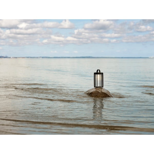 Черен екстериорен LED фенер с USB (височина 30 cm) Firefly – Zone-image-1