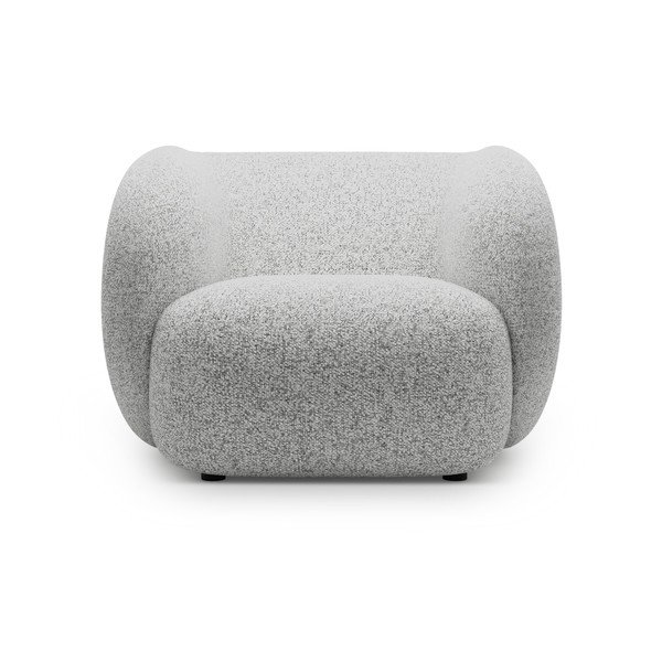 Светлосиво кресло Kate – Micadoni -image-1