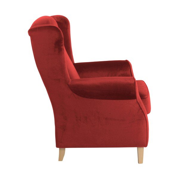 Тухленочервено кресло Velour Brick Lorris - Max Winzer-image-3