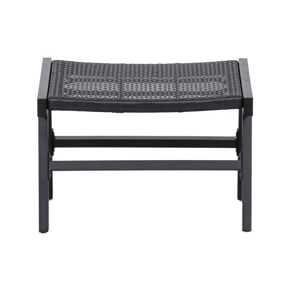 Черна табуретка за градински стол Puk - WOOOD-image-4