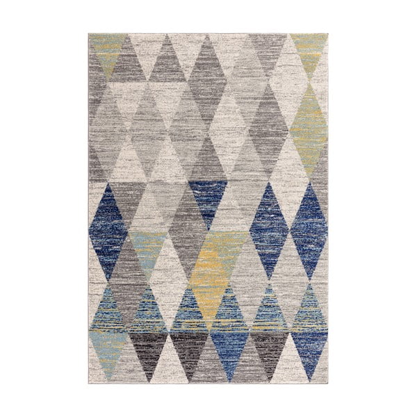 Син килим 160x230 cm Muse Harlequin Blue – Asiatic Carpets