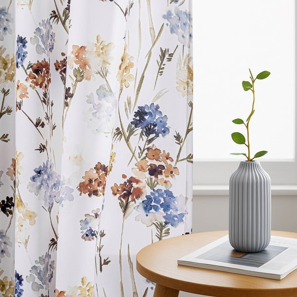 Бяло затъмняващо перде 135x250 cm Solkone – Restilo-image-1