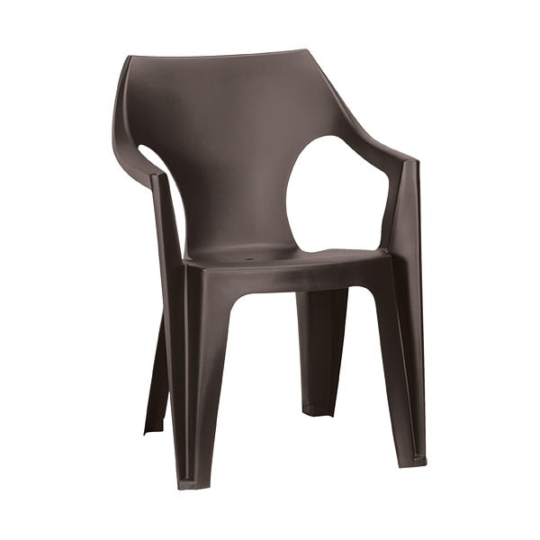 Кафяв пластмасов градински стол Dante – Keter