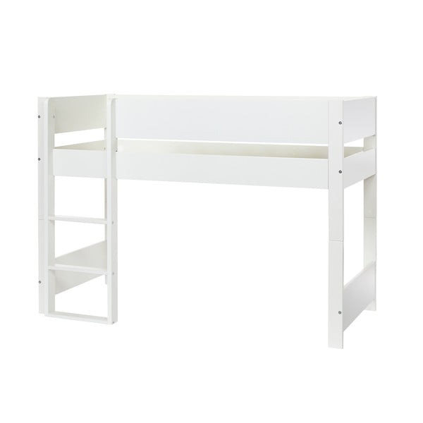 Бяло детско двуетажно легло с предпазни странични релси Argos, 90 x 200 cm - Manis-h-image-2