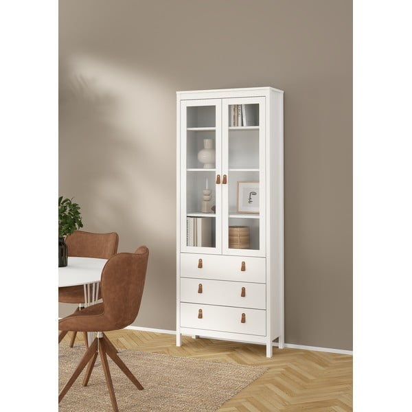 Бяла витрина 78x199 cm Madrid – Tvilum-image-1