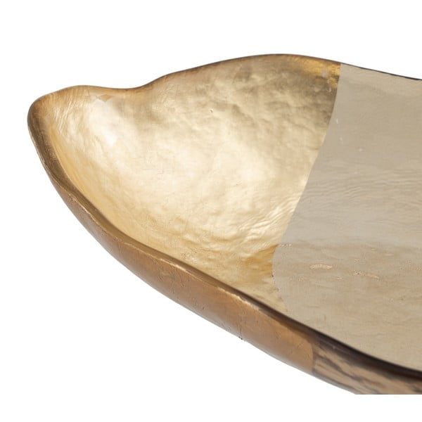 Стъклена декоративна купа 13x23 cm – Ixia-image-3