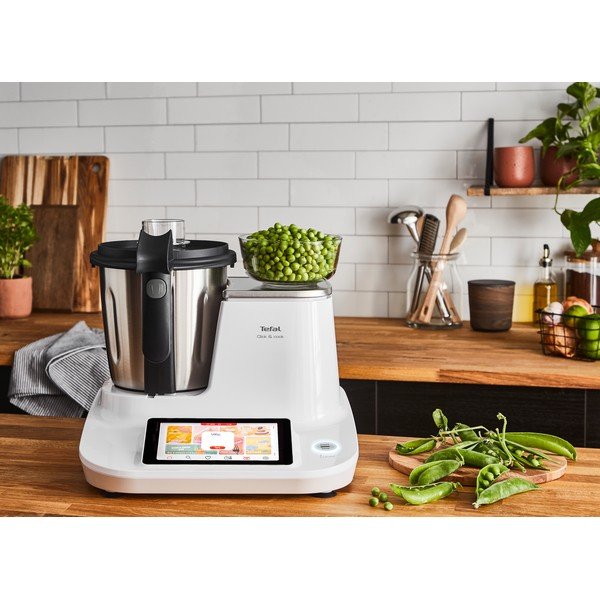 Кухненски робот в бяло и сребристо Click and Cook - Tefal-image-4
