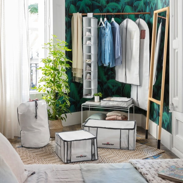 Вакуумни/подсилени текстилни кутии за съхранение на дрехи в комплект 2 бр. 65x45x27 cm Life – Compactor-image-1