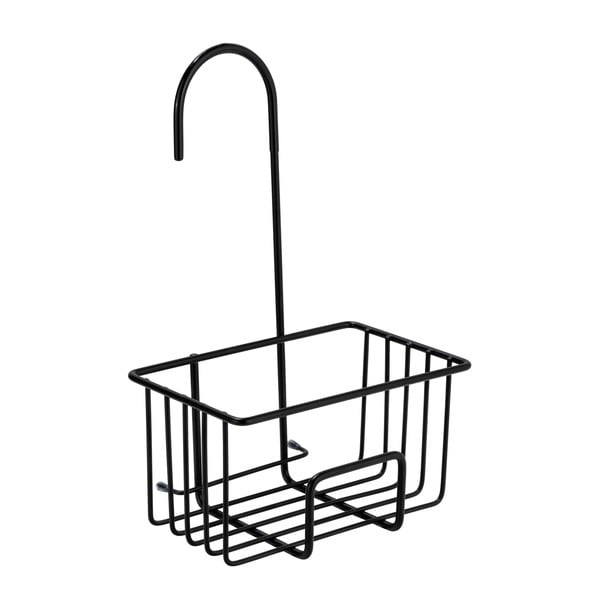 Черен висящ рафт за баня от неръждаема стомана Milito – Wenko