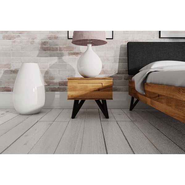 Нощно шкафче от дъбова дървесина Golo - The Beds-image-4