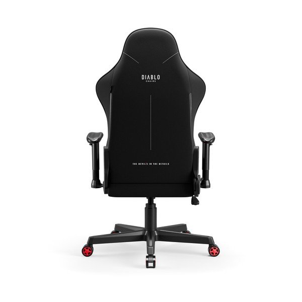 Черен гейминг стол X-Starter – Diablo Chairs-image-4