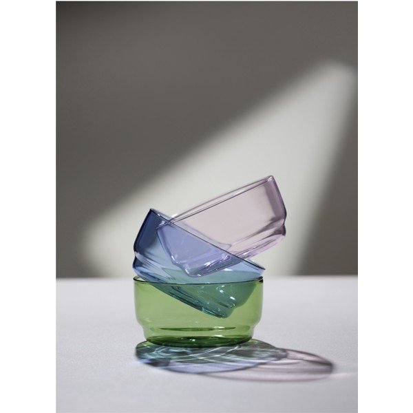 Розови стъклени купички в комплект от 2 бр. 500 ml Torino – Lyngby Glas-image-1