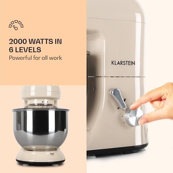 Бежов кухненски робот Bella - Klarstein-image-1