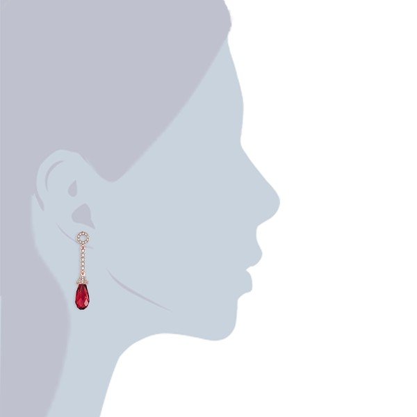 Náušnice se Swarovski Elements St. Francis Crystals-image-1