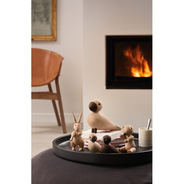 Статуетка от масивна дъбова дървесина Songbird Alfred - Kay Bojesen Denmark-image-3