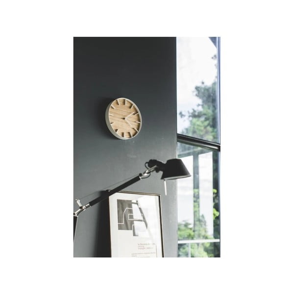 Стенен часовник RIn Claro, ⌀ 27 cm Rin - YAMAZAKI-image-3