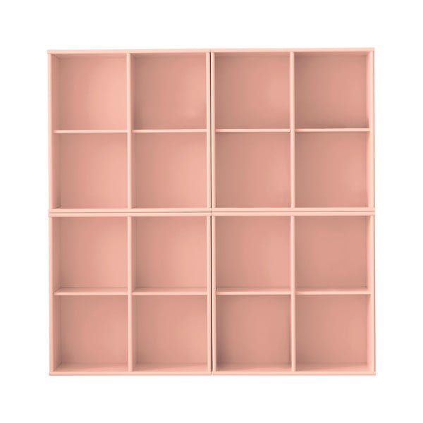 Розова висяща библиотека 140x140x27 cm Mistral – Hammel Furniture
