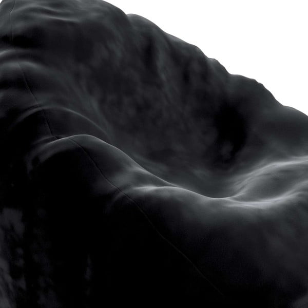 Черна чанта за сядане Posh Velvet - Yellow Tipi-image-1