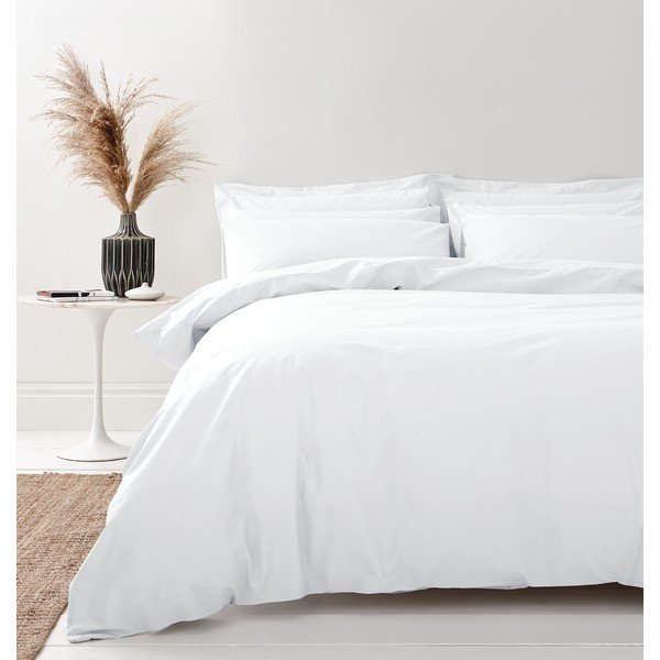 Бяло спално бельо от органичен памук Органично, 200 x 200 cm - Bianca-image-1