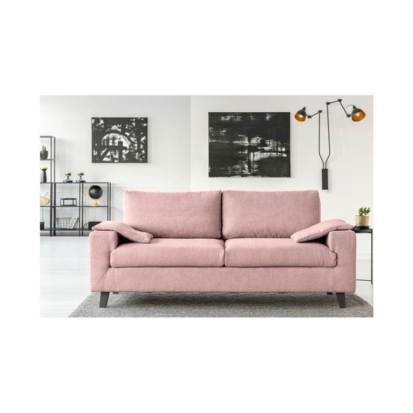 Světle růžová pohovka pro tři Cosmopolitan desing Munich-image-3