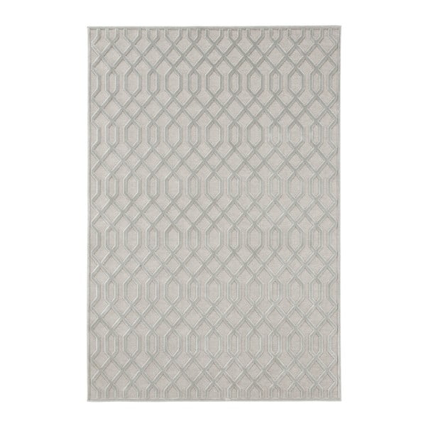 Сив килим от вискоза , 80 x 125 cm Caine - Mint Rugs