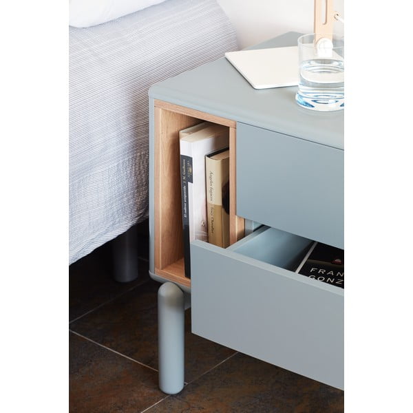 Синьо /сиво нощно шкафче Corvo – Teulat-image-3