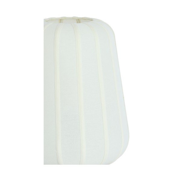 Бяла метална настолна лампа с текстилен абажур (височина 29 cm) Bibia – Light & Living-image-3