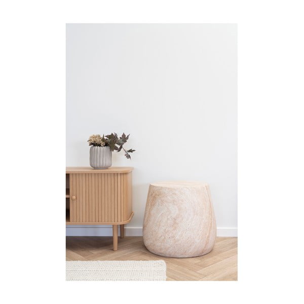 Каменна кръгла градинска масичка ø 47,5 cm Bonn – House Nordic-image-4